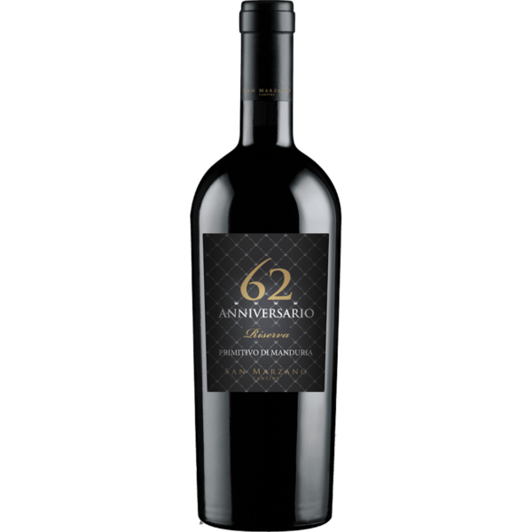 Primitivo di Manduria Dop 2019 Riserva 62° Anniversario - Cantina San Marzano