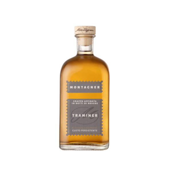 Grappa Traminer Barriques 42° 0,7 lt.  - Montagner