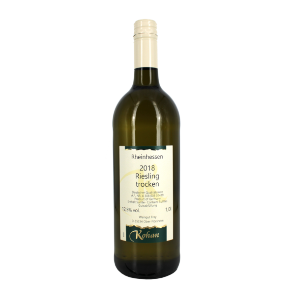Rheinhessen Riesling trocken QbA 1,0 Lt 2023 - Kohan