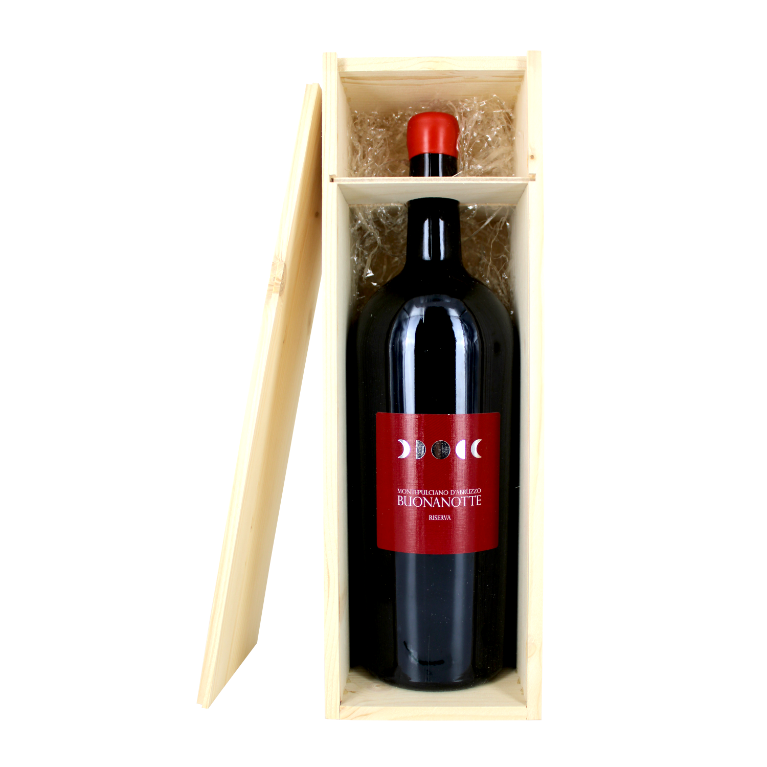 Montepulciano d'Abruzzo Buonanotte Riserva Doc 2012 1,5 Lt Holzkiste - San Michele – Bild 2