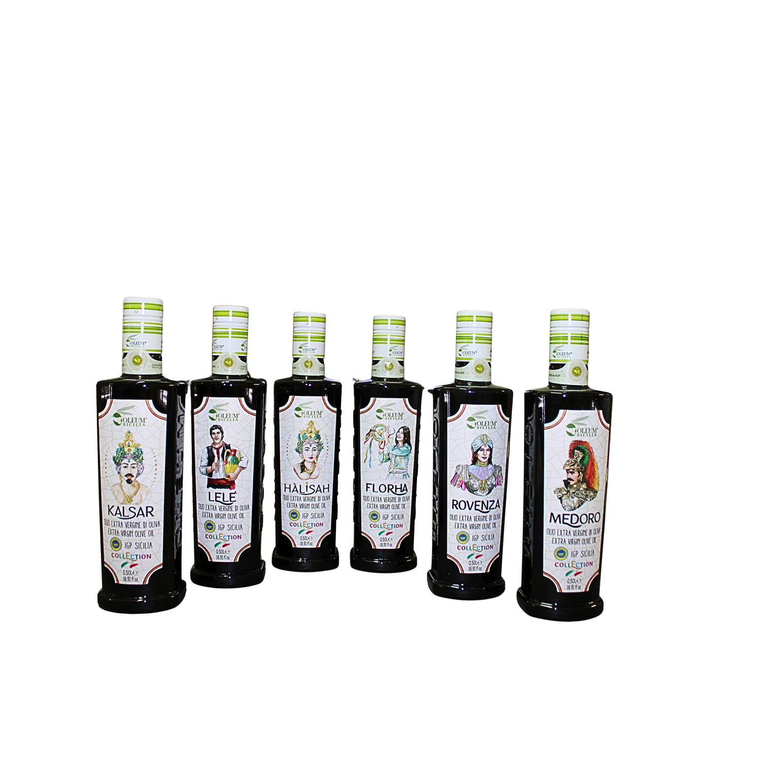 Olio di Oliva Extra Vergine "Collection" IGP Sicilia Kaltpressung (500ml) - Oleum – Bild 2